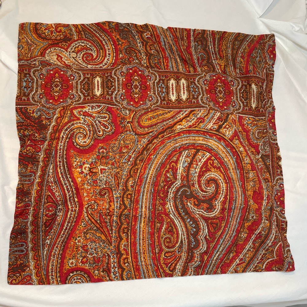 Pottery Barn Vintage Paisley Linen Napkins Set of 12